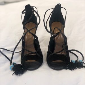 Aquazzura x Poppy Delevingne Hero sandal